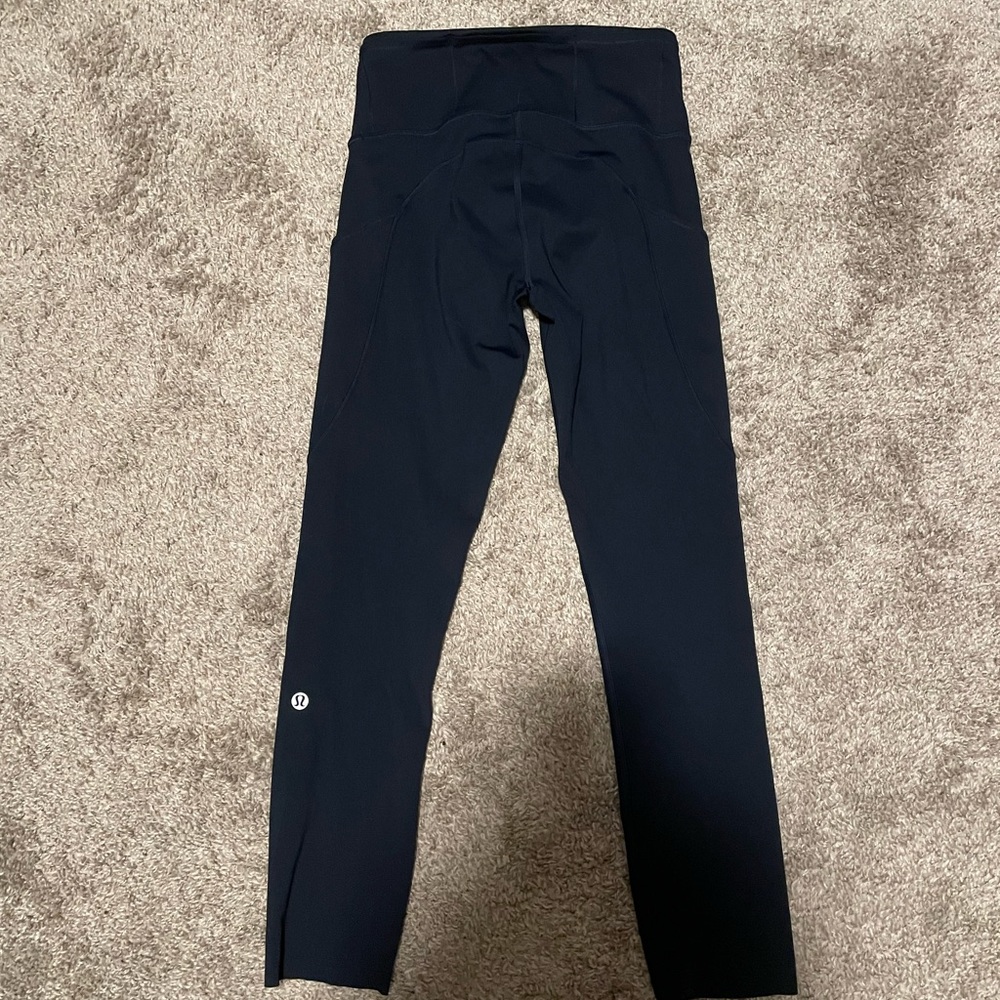 Lululemon Fast and Free II running tights Navy size 4